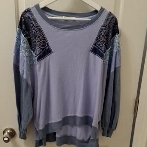 Free People Lavendar Shirt